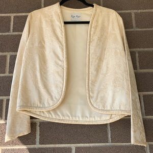 Tan, medium/large blazer, vintage.